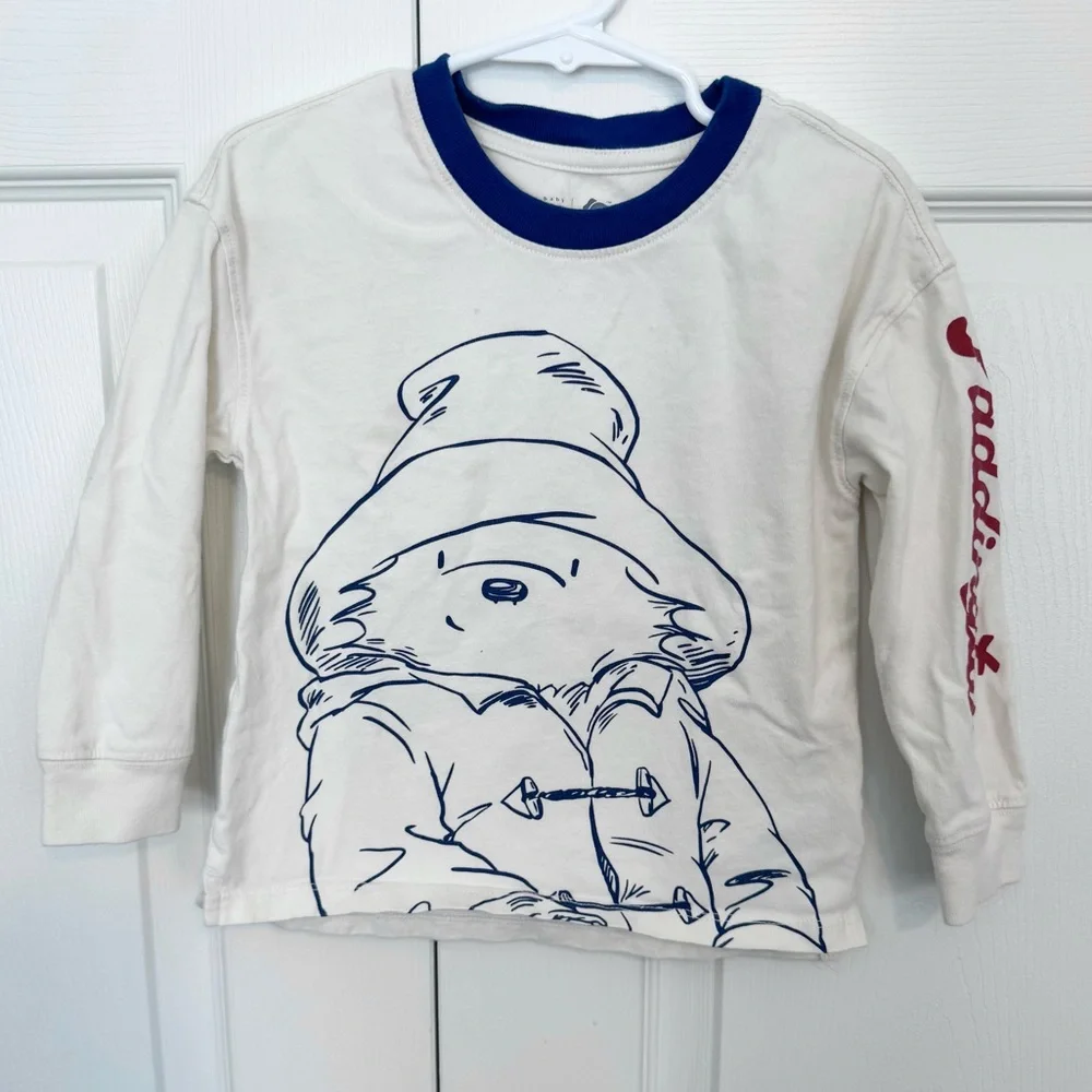 BABY GAP PADDINGTON BEAR Graphic Long Sleeve Tee 4T